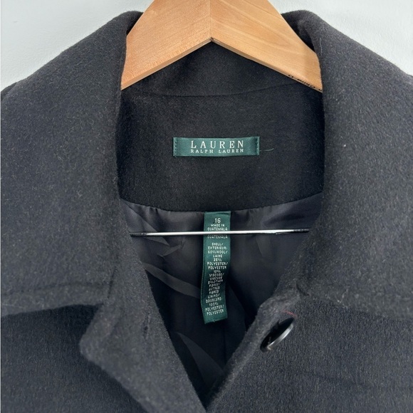 Lauren Ralph Lauren Wool Boxy Button Coat - Picture 5 of 12